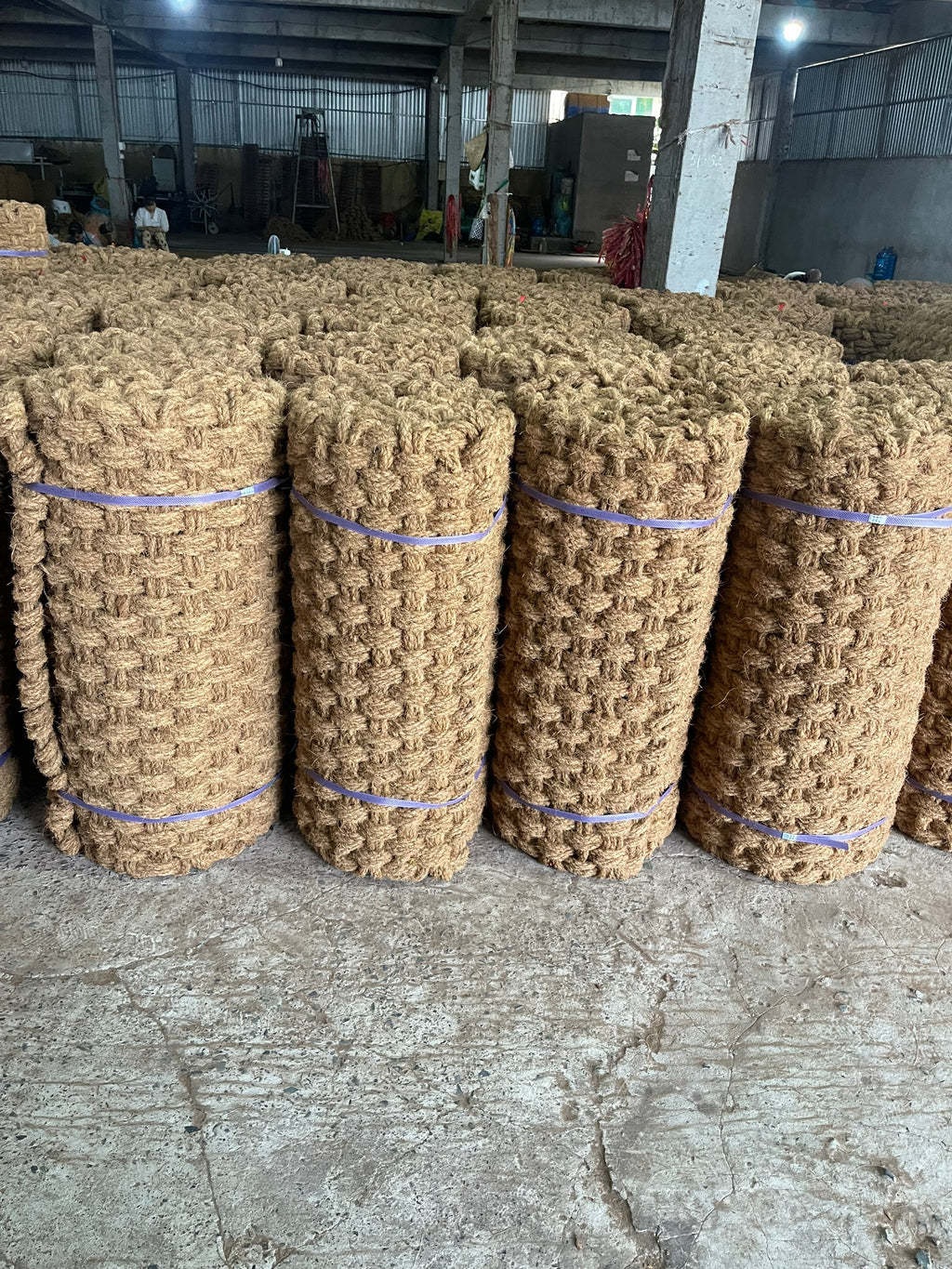 Coconut fiber path